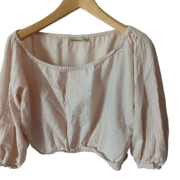 Anthropologie Holding Horses Aria Striped Off-the-Shoulder Top - Picture 7 of 8